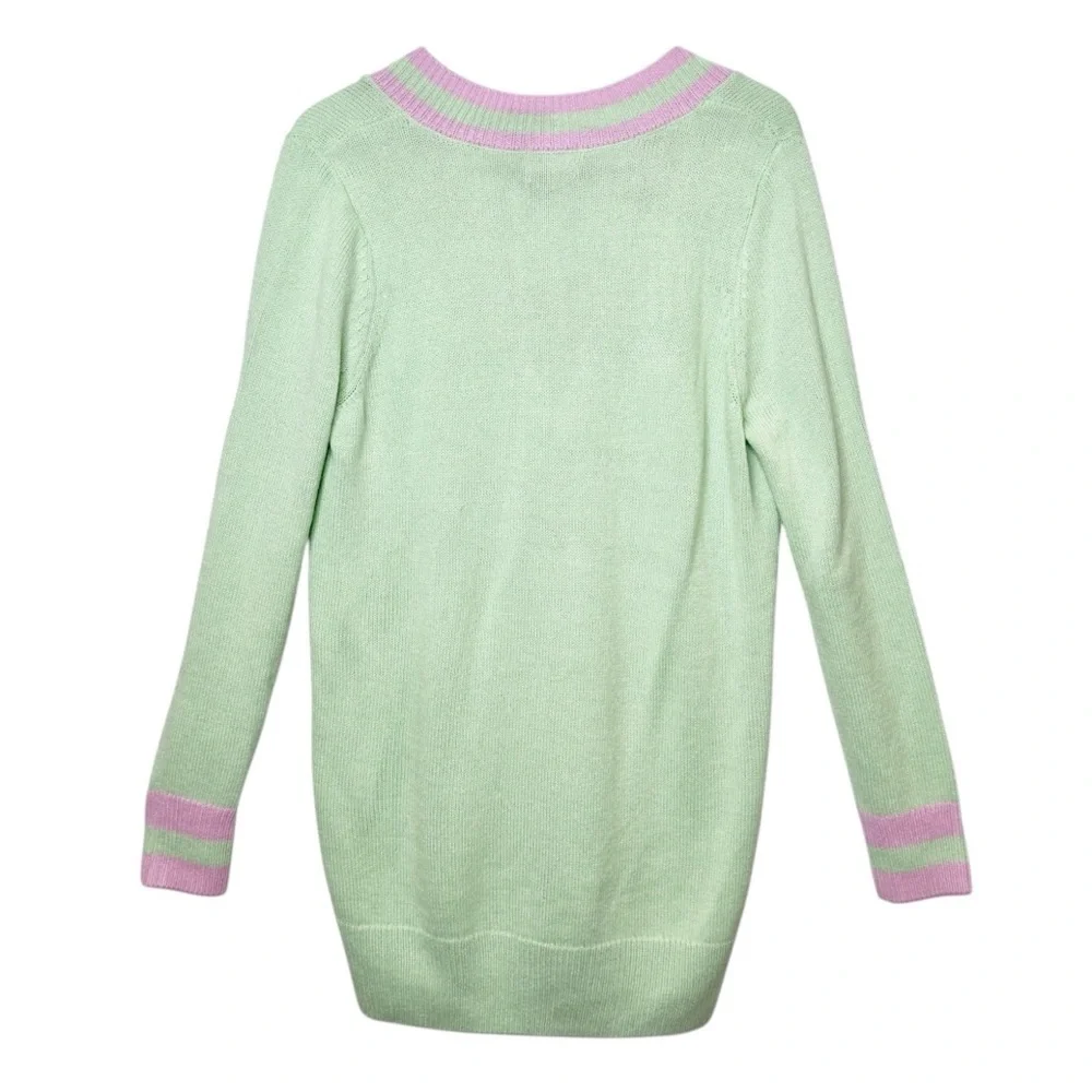 Show Me Your MuMu Hartford Coastal Women’s Preppy Tunic Sweater Mint Pink Sz S